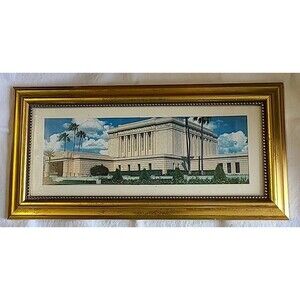 Arizona Temple Latter Day Saints Mormon Church Mesa AZ 1984 Millet Bros 6x11